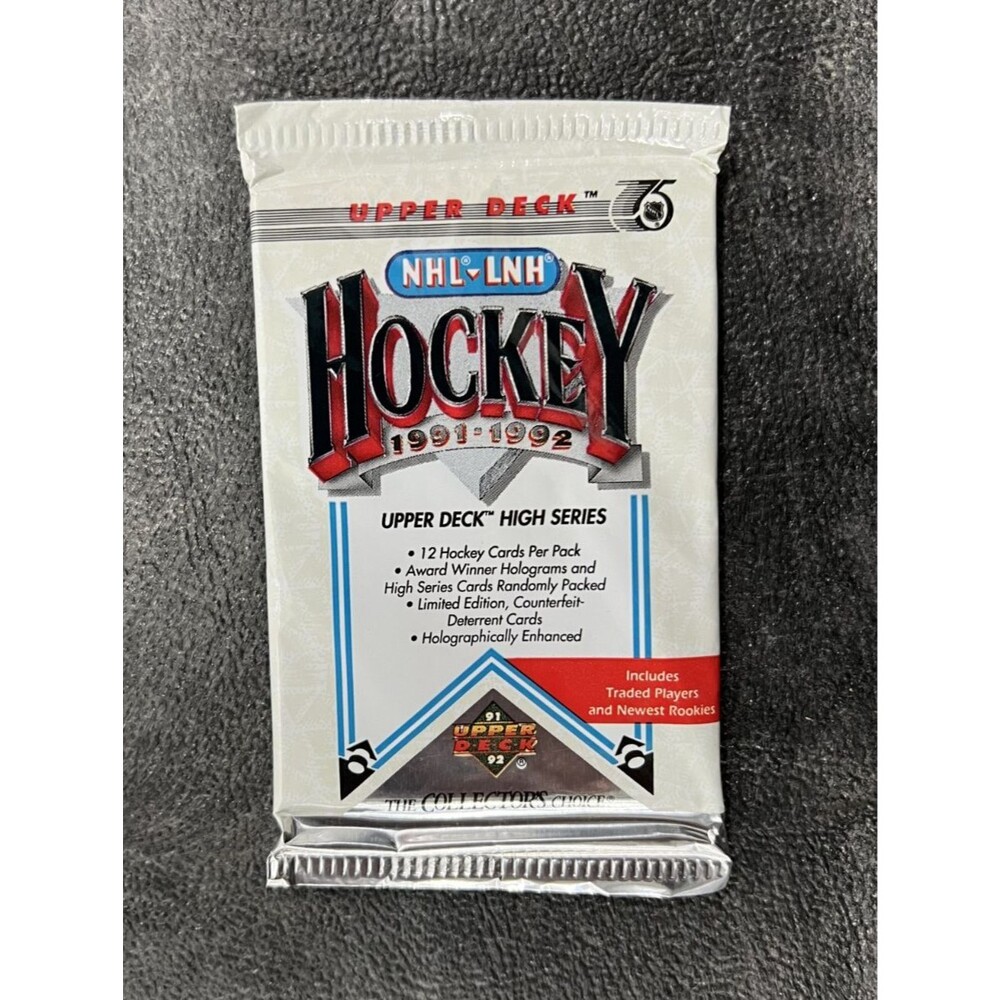 1991-92 Upper Deck Hockey High Series - 25 Factory Sealed Packs